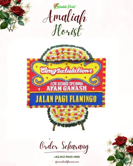 Sewa Papan Bunga Saruni